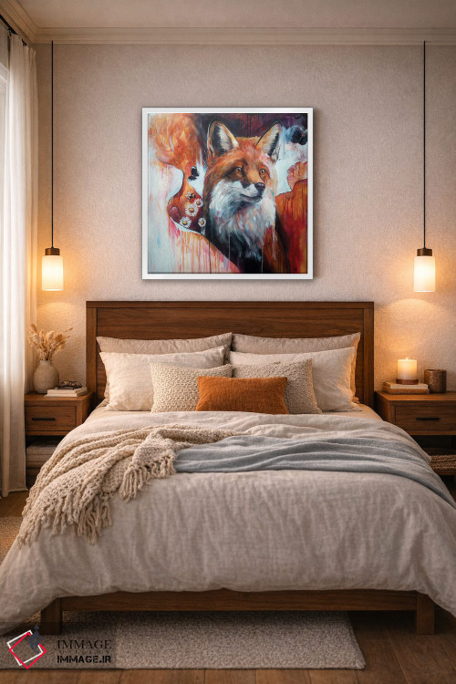 تابلو دکوراتیو کشف اثر لیزا وایت هاوس - D6W