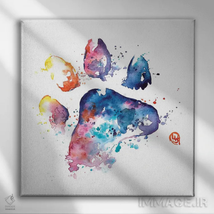 تابلو دکوراتیو یک پنجه به یادماندنی اثر لیزا وایت هاوس - نمای روبهرو روی دیوار