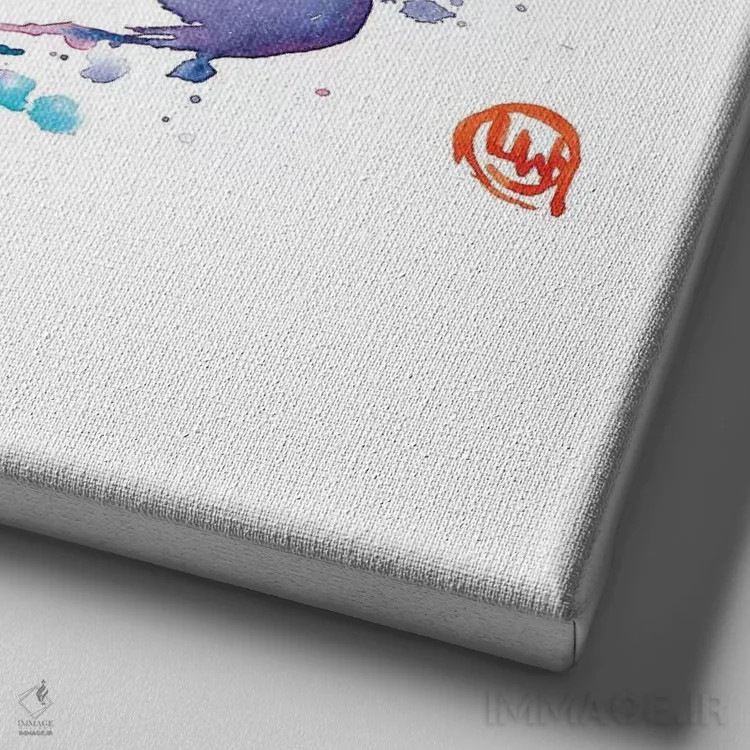 تابلو دکوراتیو یک پنجه به یادماندنی اثر لیزا وایت هاوس - نمای نزدیک بافت بوم