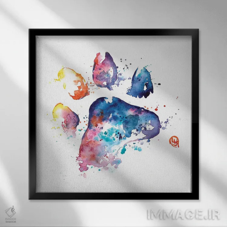 تابلو دکوراتیو یک پنجه به یادماندنی اثر لیزا وایت هاوس - نمای قابدار مشکی