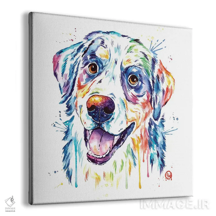 تابلو دکوراتیو سگ برنیز کوهستان اثر لیزا وایت هاوس - نمای پرسپکتیو محصول