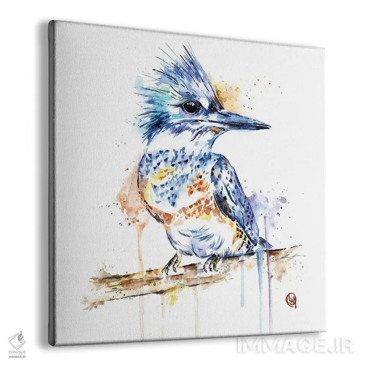 تابلو دکوراتیو مرغ ماهی خوار اثر لیزا وایت هاوس - نمای پرسپکتیو محصول