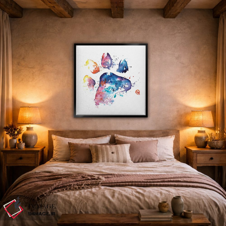 تابلو دکوراتیو یک پنجه به یادماندنی اثر لیزا وایت هاوس - D5B