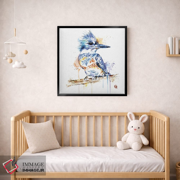 تابلو دکوراتیو مرغ ماهی خوار اثر لیزا وایت هاوس - D1B
