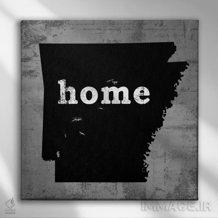 تابلو دکوراتیو آرکانزاس اثر لوک ویلسون - نمای روبهرو روی دیوار