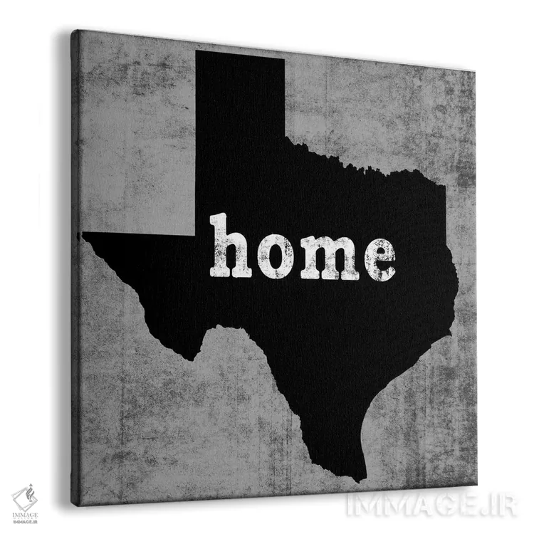 تابلو دکوراتیو تگزاس اثر لوک ویلسون - نمای پرسپکتیو محصول