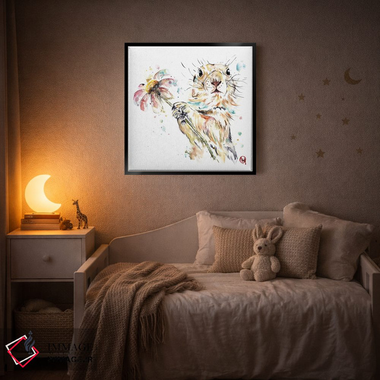 تابلو دکوراتیو پیت علفزار اثر لیزا وایت هاوس - D3B