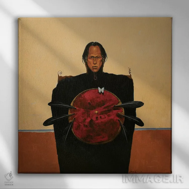 تابلو دکوراتیو ماریپوسا بلانکا اثر لاورنس لی - نمای روبهرو روی دیوار