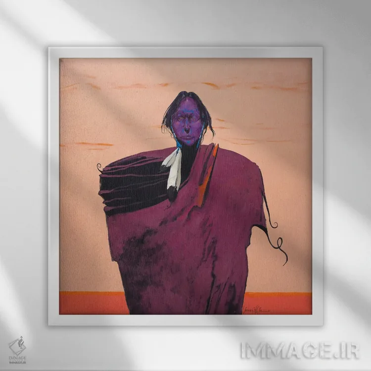 تابلو دکوراتیو دلیر جنوبی اثر لاورنس لی - نمای قابدار سفید