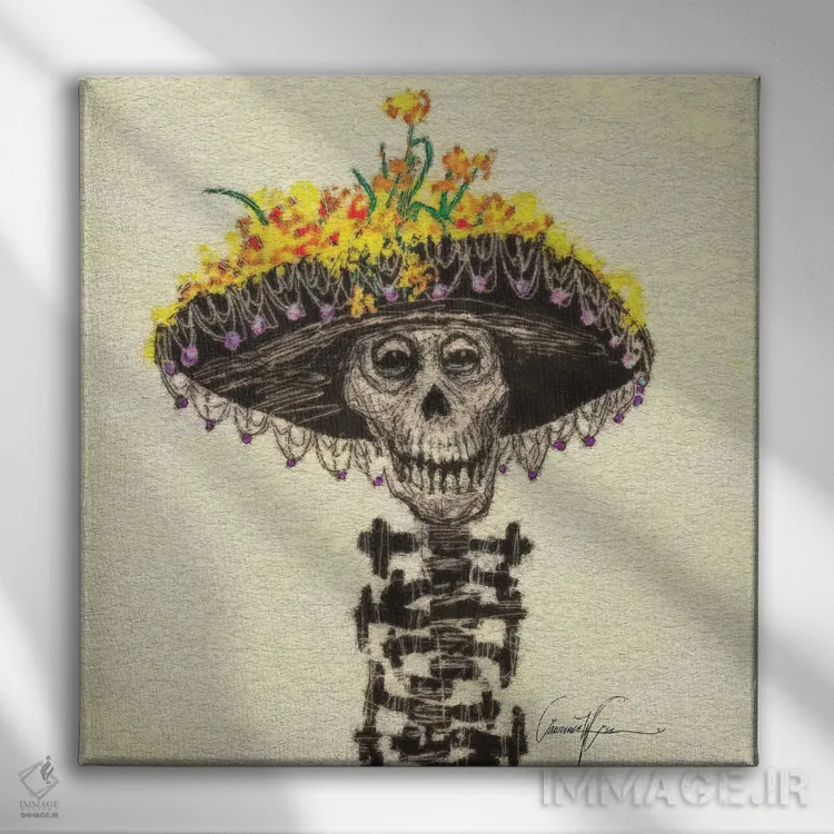 تابلو دکوراتیو کاترینا ایکس اثر لاورنس لی - نمای روبهرو روی دیوار