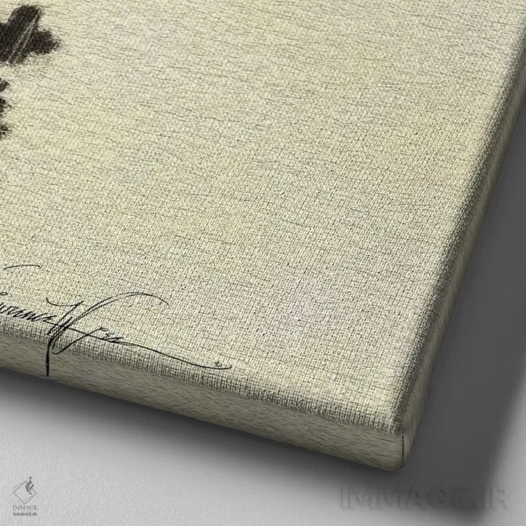 تابلو دکوراتیو کاترینا ایکس اثر لاورنس لی - نمای نزدیک بافت بوم