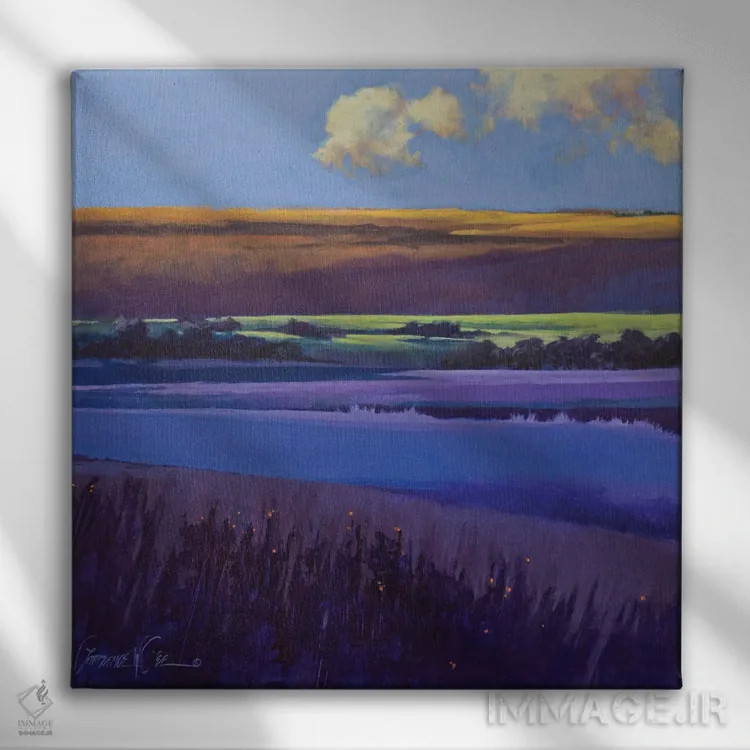 تابلو دکوراتیو آواز بهار اثر لاورنس لی - نمای روبهرو روی دیوار