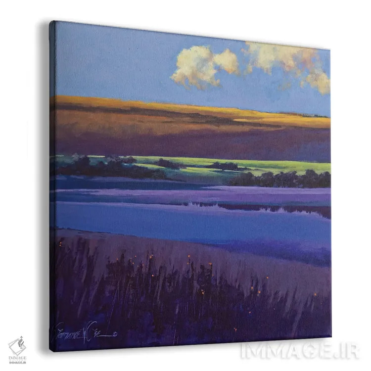 تابلو دکوراتیو آواز بهار اثر لاورنس لی - نمای پرسپکتیو محصول