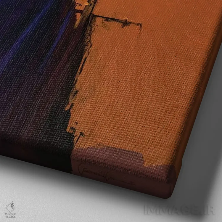 تابلو دکوراتیو فراخوان رویا اثر لاورنس لی - نمای نزدیک بافت بوم