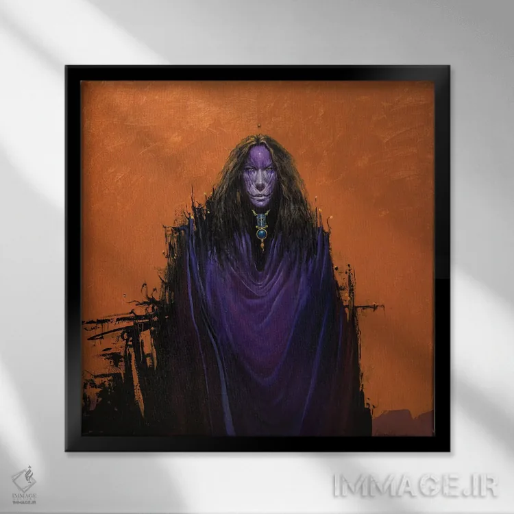 تابلو دکوراتیو فراخوان رویا اثر لاورنس لی - نمای قابدار مشکی