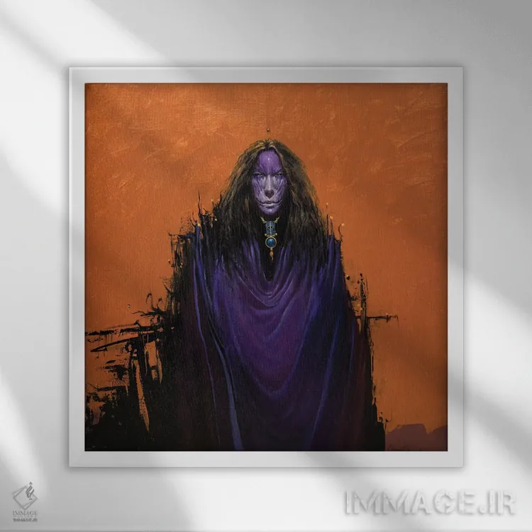 تابلو دکوراتیو فراخوان رویا اثر لاورنس لی - نمای قابدار سفید