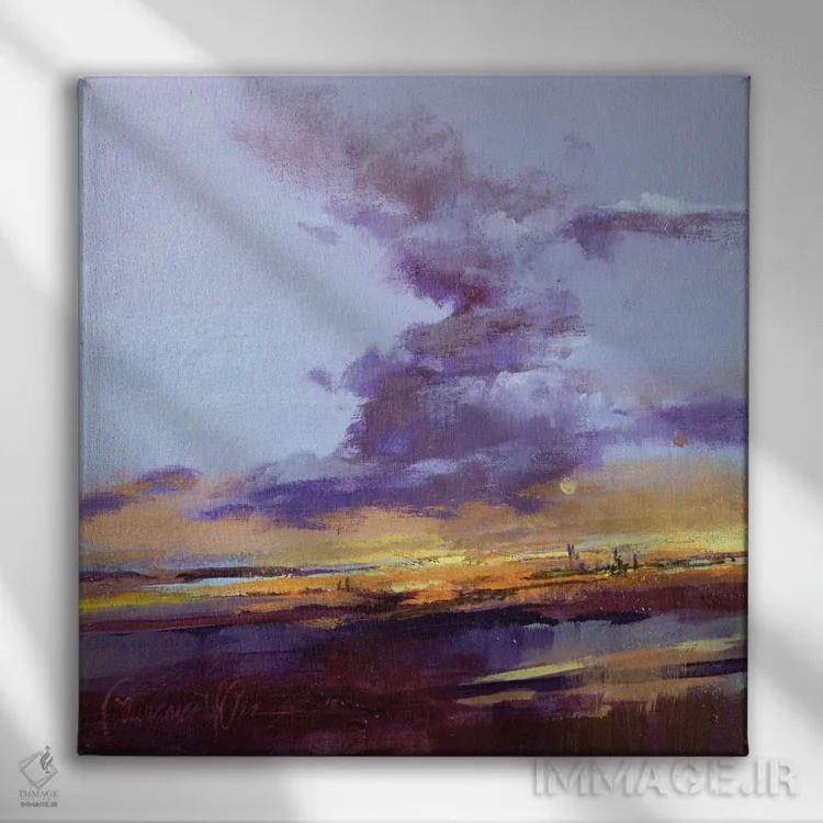 تابلو دکوراتیو طلوع آفتاب در سونویتا اثر لاورنس لی - نمای روبهرو روی دیوار