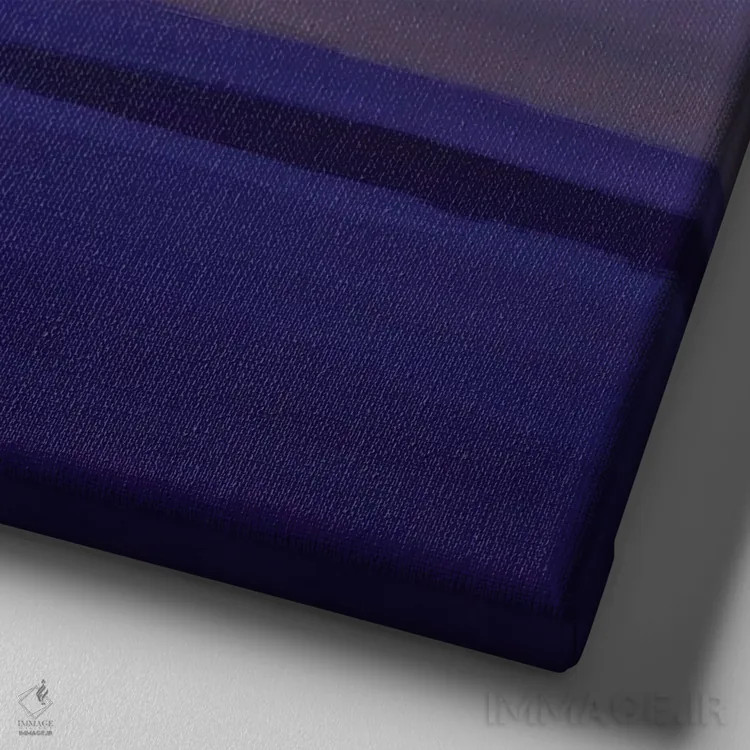 تابلو دکوراتیو رویاپردازی آرام اثر لاورنس لی - نمای نزدیک بافت بوم