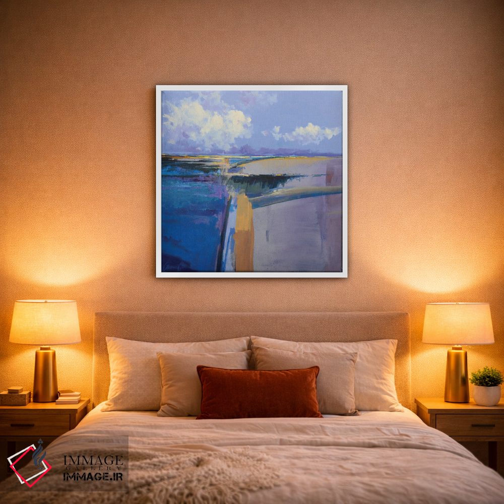 تابلو انتزاعی رنگ های تابستانی اثر لاورنس لی - D1W