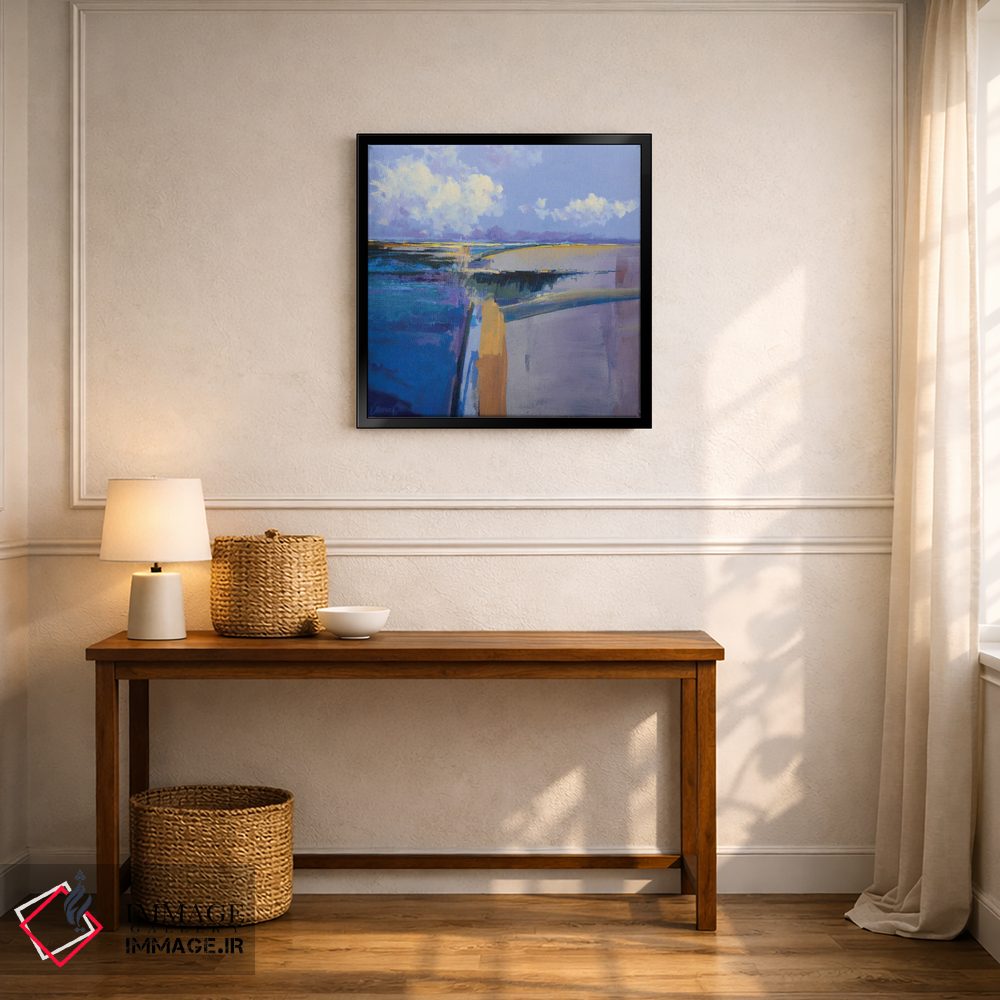 تابلو انتزاعی رنگ های تابستانی اثر لاورنس لی - D6B