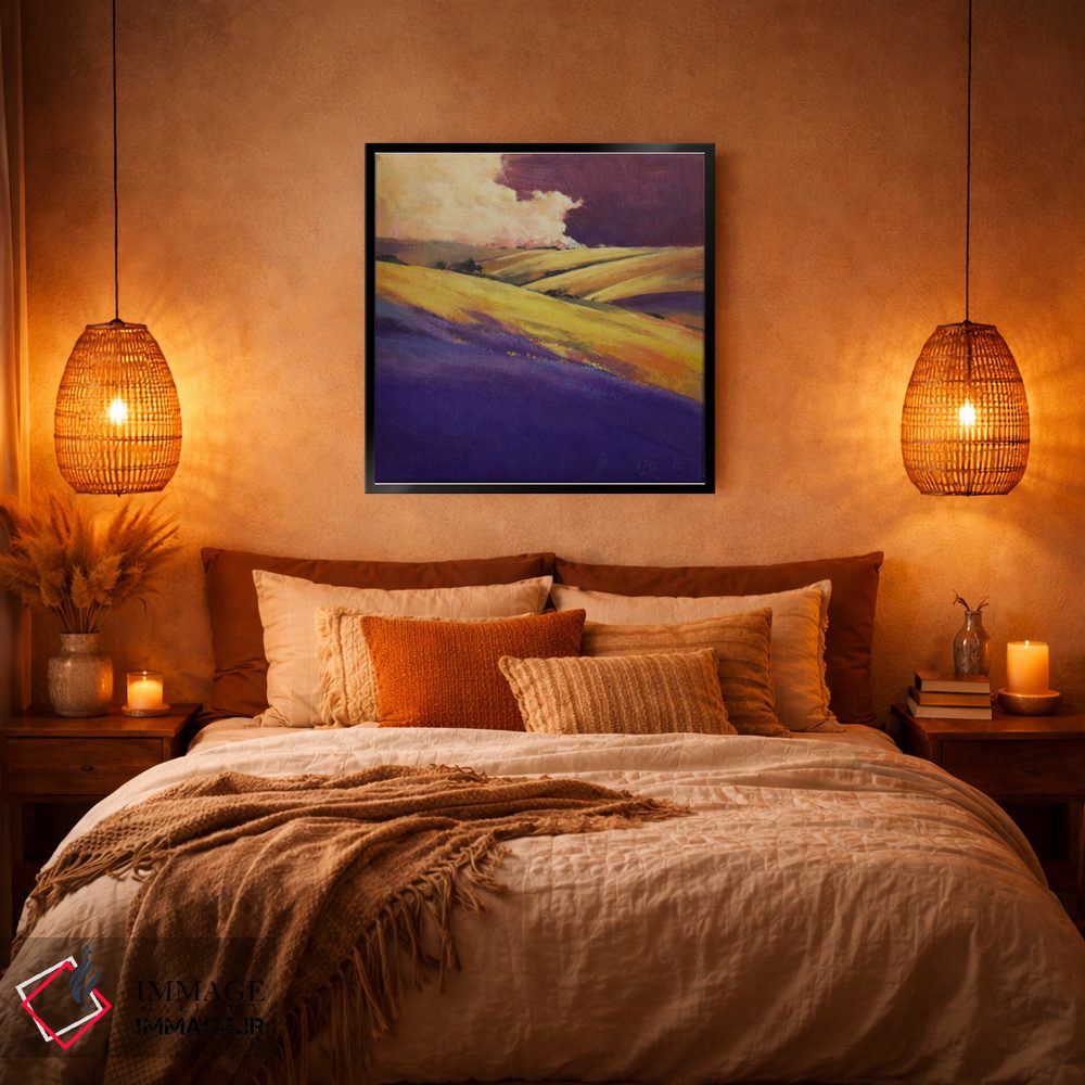 تابلو انتزاعی دوشنبه متغیر اثر لاورنس لی - D6B