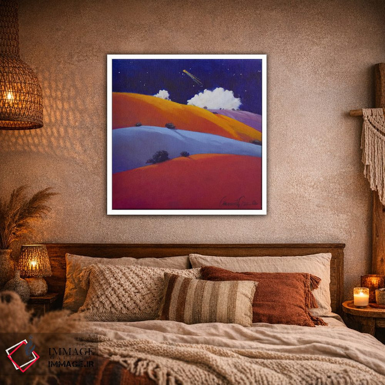 تابلو انتزاعی ستاره مهمان اثر لاورنس لی - D1W