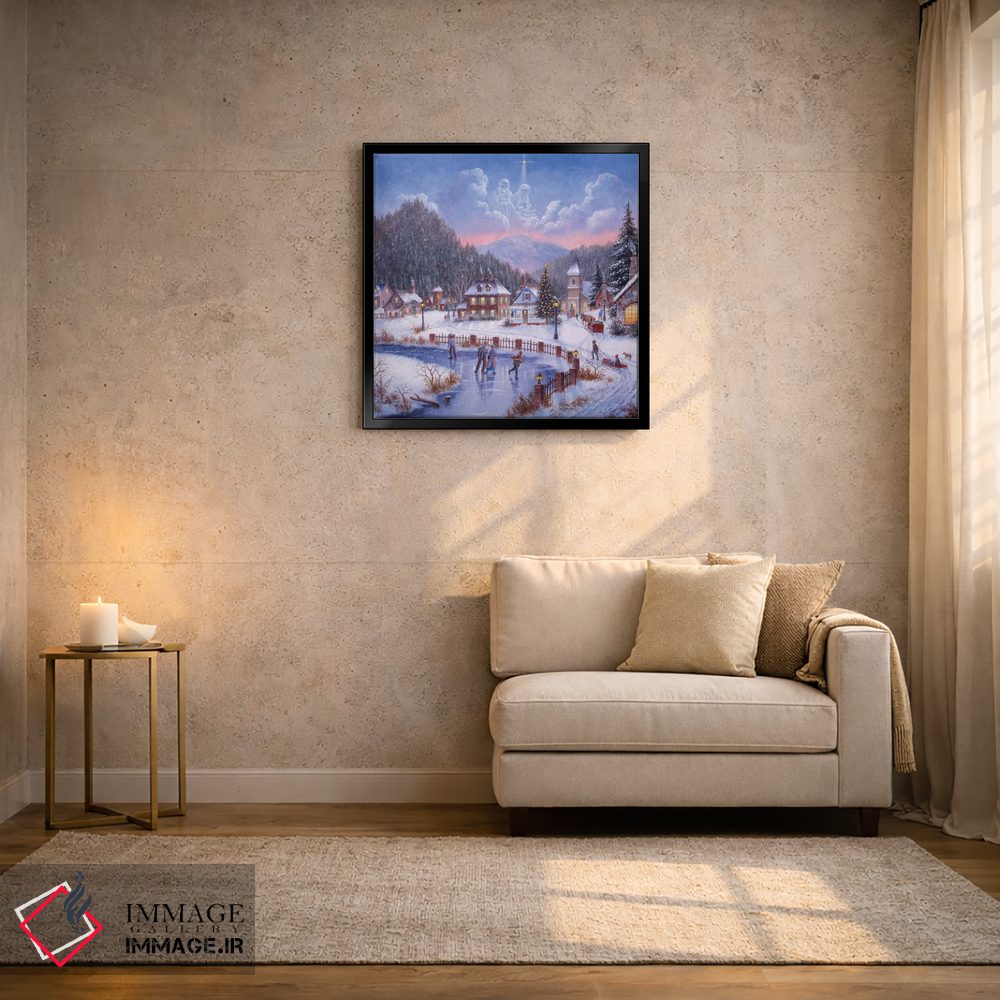 تابلو دکوراتیو هدیه کریسمس اثر دنیس لوان - D3B