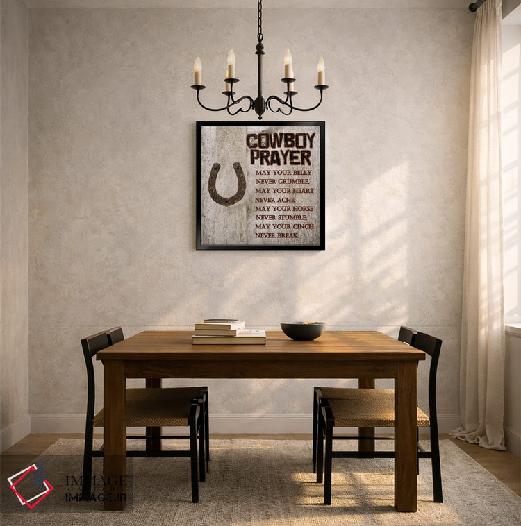 تابلو مدرن دعای کابوی اثر شلند لوئیس - D5B