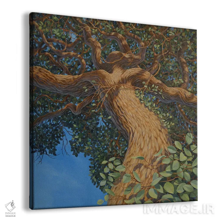 تابلو دکوراتیو درخت مادر اثر چارلز لین براگ - نمای پرسپکتیو محصول