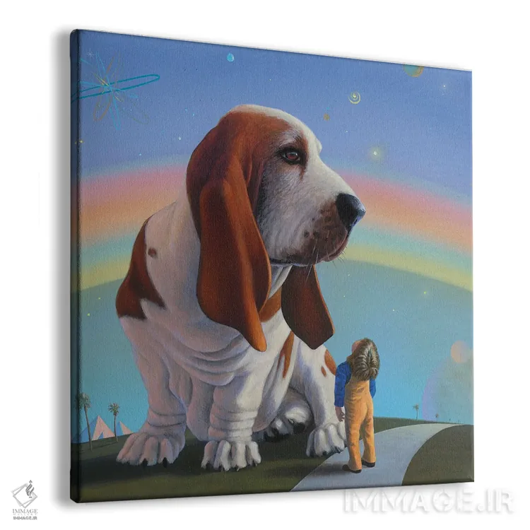 تابلو دکوراتیو افق های نو اثر چارلز لین براگ - نمای پرسپکتیو محصول