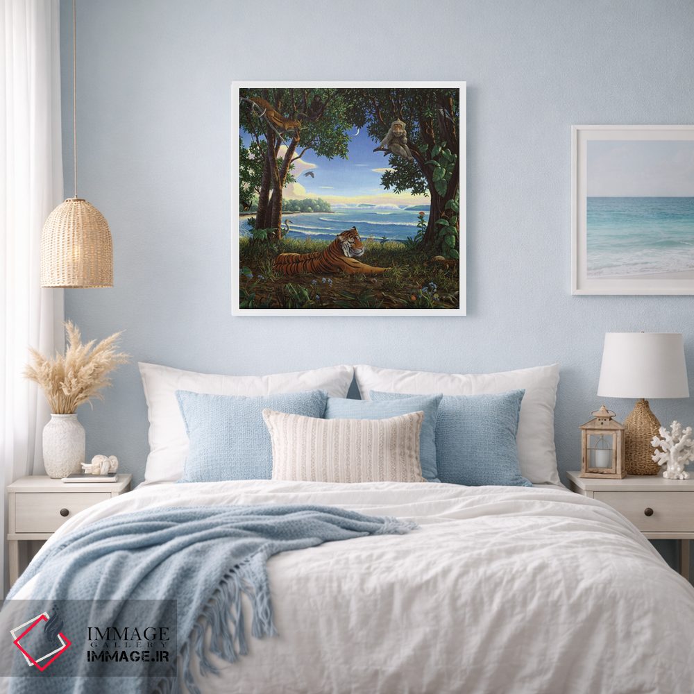 تابلو دکوراتیو جنگل جاوه اثر چارلز لین براگ - D3W