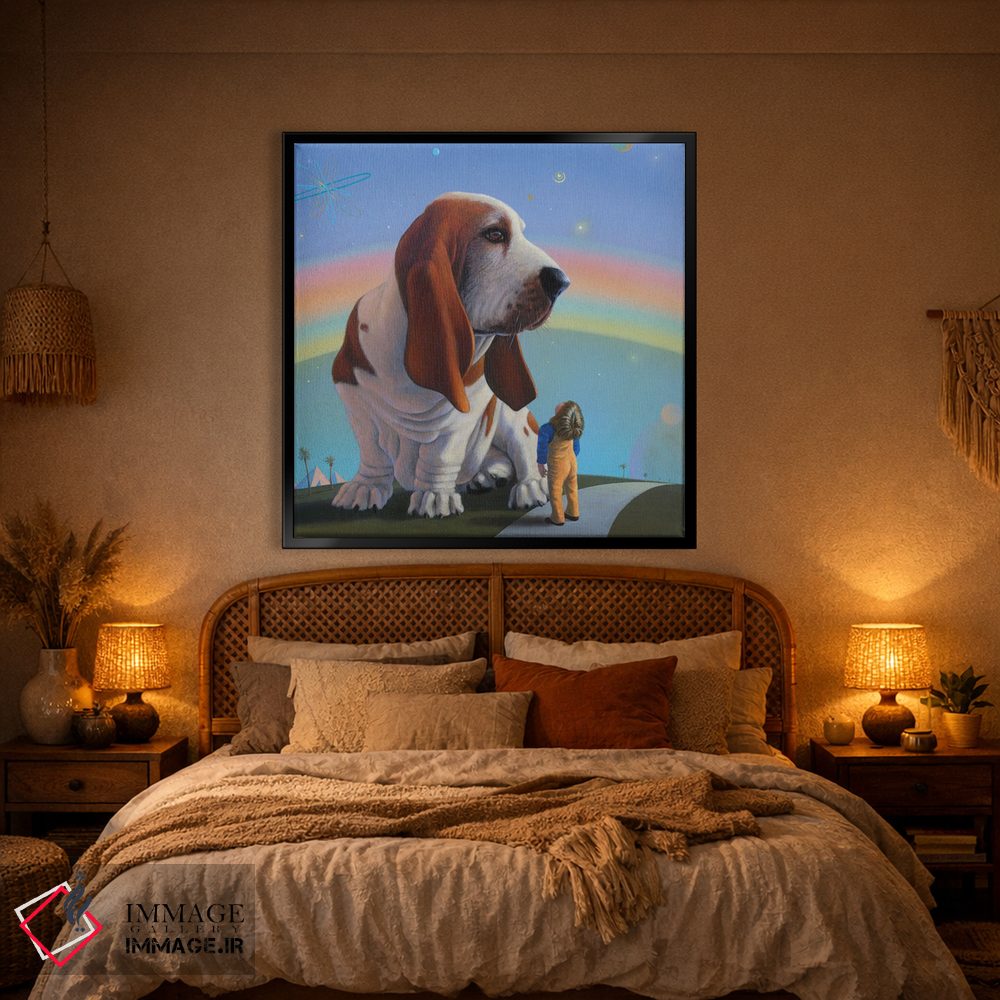 تابلو دکوراتیو افق های نو اثر چارلز لین براگ - D1B