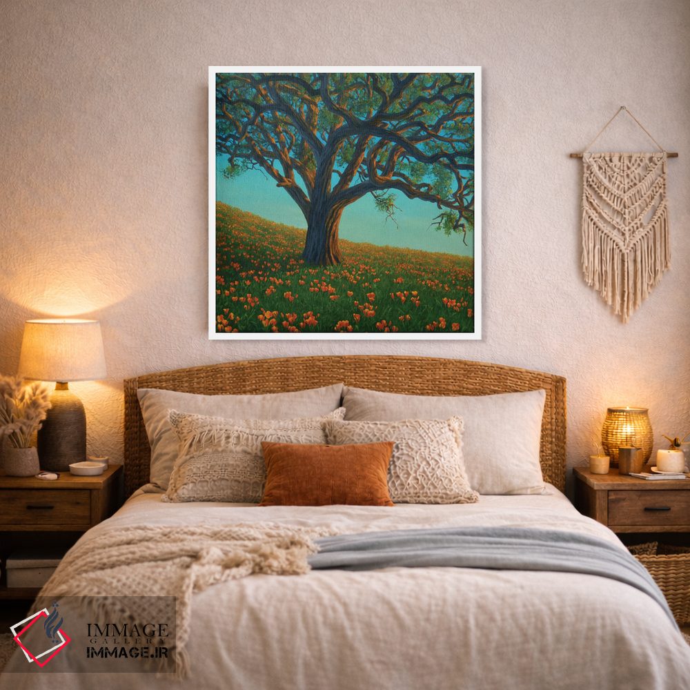 تابلو دکوراتیو تب طلای کالیفرنیا اثر چارلز لین براگ - D2W