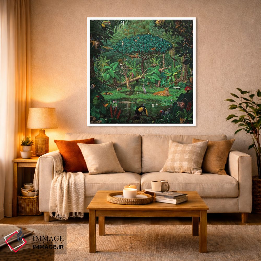 تابلو دکوراتیو رازهای جنگل بارانی اثر چارلز لین براگ - D2W