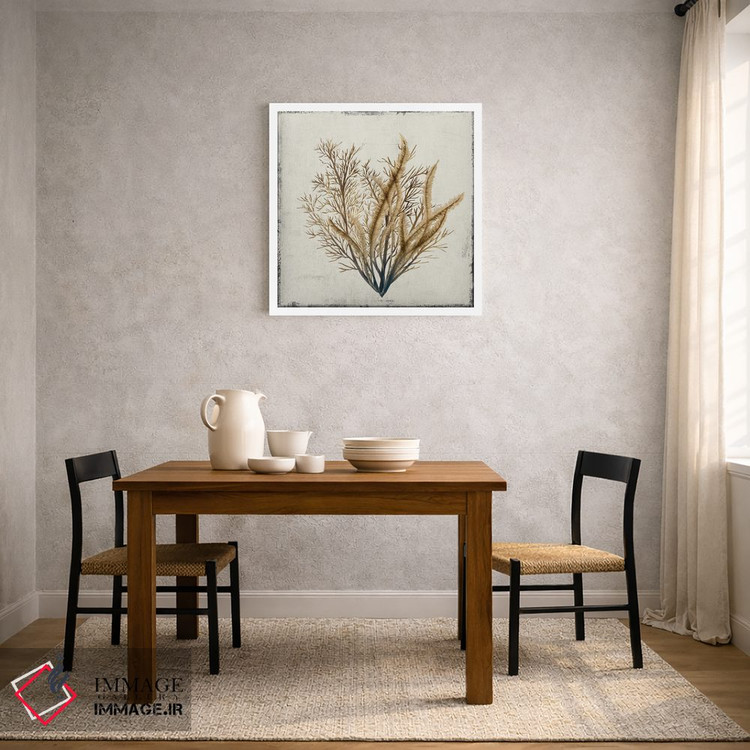 تابلو مینیمال مرجان زرد III اثر لیلی کی - D1W