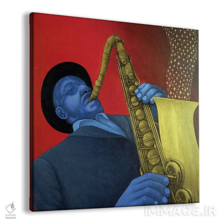 تابلو کلاسیک بن وبستر اثر لری اسمارت - نمای پرسپکتیو محصول