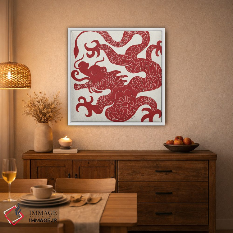 تابلو دکوراتیو سال اژدها اثر لیا یورک - D3W