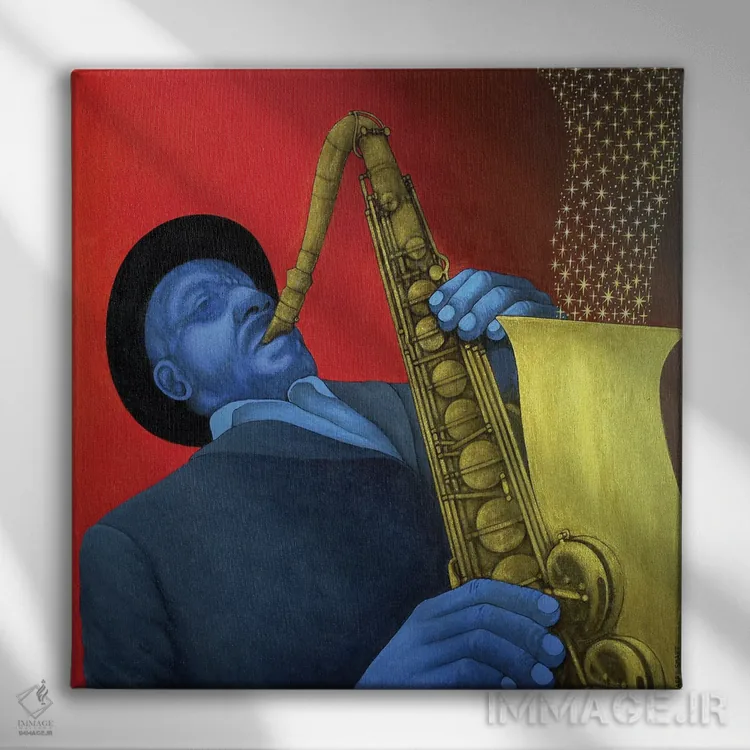 تابلو کلاسیک بن وبستر اثر لری اسمارت - نمای روبهرو روی دیوار