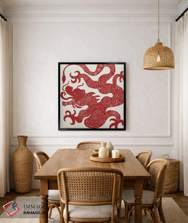 تابلو دکوراتیو سال اژدها اثر لیا یورک - D6B