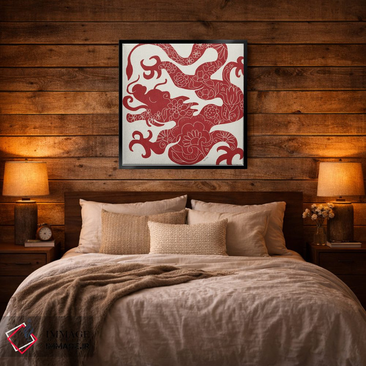 تابلو دکوراتیو سال اژدها اثر لیا یورک - D5B