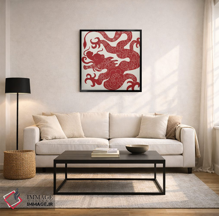 تابلو دکوراتیو سال اژدها اثر لیا یورک - D4B