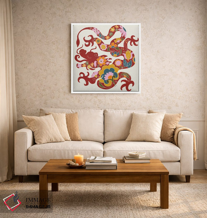 تابلو دکوراتیو سال اژدها اثر لیا یورک - D2W