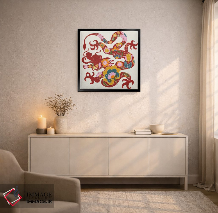 تابلو دکوراتیو سال اژدها اثر لیا یورک - D5B
