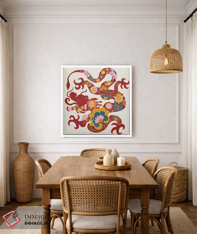 تابلو دکوراتیو سال اژدها اثر لیا یورک - D4W