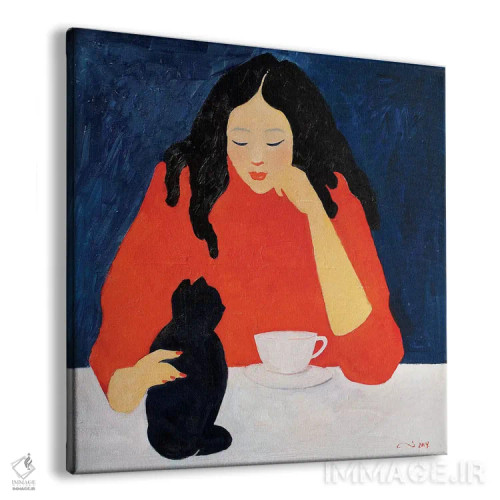 تابلو دکوراتیو صبح یکشنبه من اثر لی ژو - نمای پرسپکتیو محصول