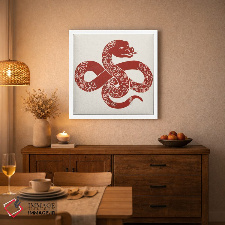 تابلو دکوراتیو سال مار اثر لیا یورک - D3W