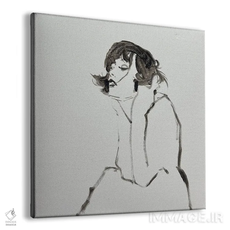 تابلو کلاسیک فیس ۳ اثر لی ژو - نمای پرسپکتیو محصول