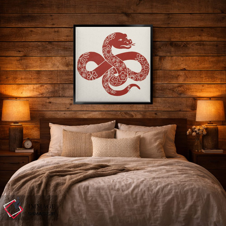 تابلو دکوراتیو سال مار اثر لیا یورک - D5B