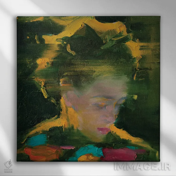 تابلو دکوراتیو توهم ۲ اثر لی ژو - نمای روبهرو روی دیوار