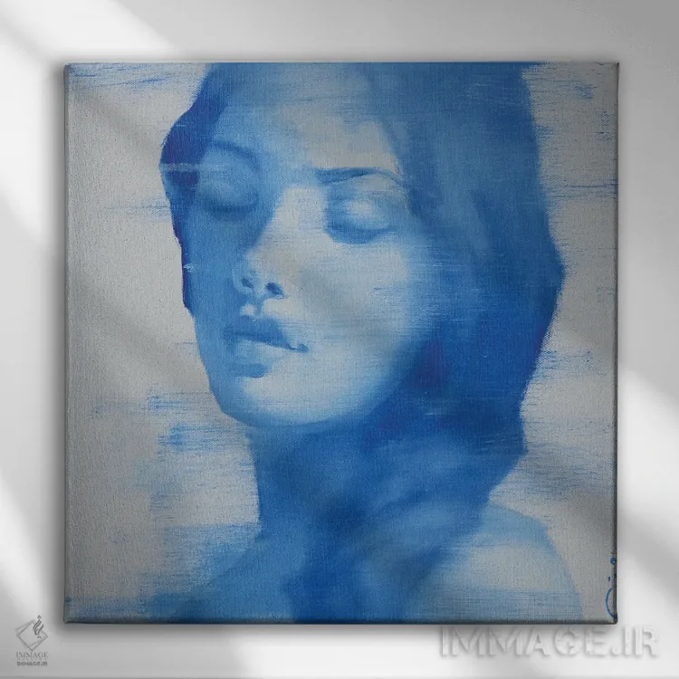 تابلو دکوراتیو توهم ۴ اثر لی ژو - نمای روبهرو روی دیوار